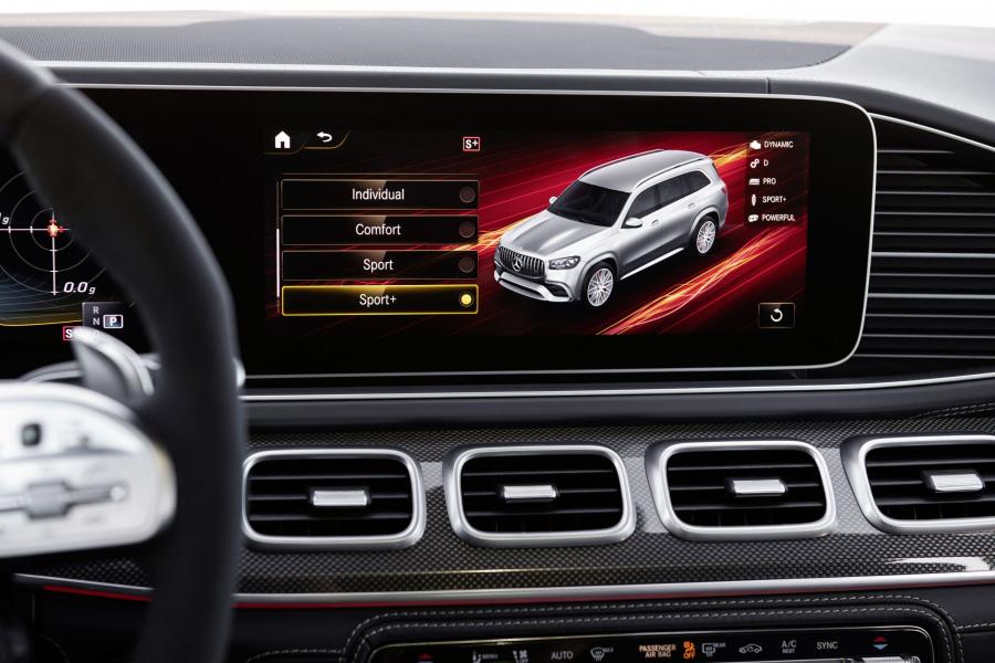 Детали интерьера Mercedes-AMG GLS63 4Matic+ (X167) 2020 года  (WW) (фото 6 из 15)